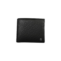 Tommy Hilfiger Men's Black Leather Wallet - One Size