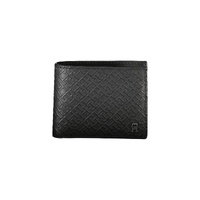 Tommy Hilfiger Men's Black Leather Wallet - One Size