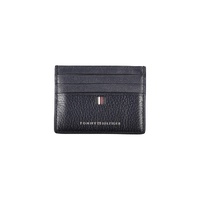 Tommy Hilfiger Men's Blue Leather Wallet - One Size