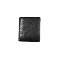 Tommy Hilfiger Men's Black Leather Wallet - One Size