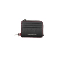 Tommy Hilfiger Men's Black Leather Wallet - One Size