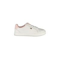 Tommy Hilfiger Women's White Polyester Sneaker - 37 EU