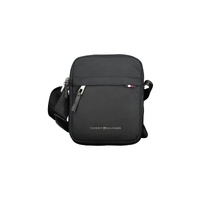 Tommy Hilfiger Men's Black Polyester Shoulder Bag - One Size