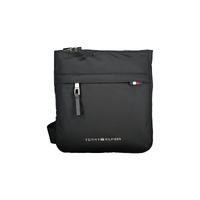 Tommy Hilfiger Men's Black Polyester Shoulder Bag - One Size