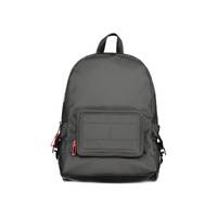 Tommy Hilfiger Men's Black Polyester Backpack - One Size