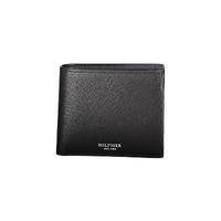 Tommy Hilfiger Men's Black Leather Wallet - One Size