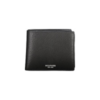 Tommy Hilfiger Men's Black Leather Wallet - One Size