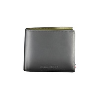 Tommy Hilfiger Men's Black Leather Wallet - One Size