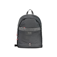 Tommy Hilfiger Men's Black Polyester Backpack - One Size