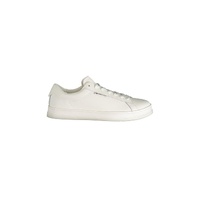 Tommy Hilfiger Men's White Polyester Sneaker - 40 EU