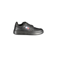 Tommy Hilfiger Women's Black Polyester Sneaker - 37 EU