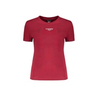 Tommy Hilfiger Women's Red Cotton Tops &amp; T-Shirt - XL