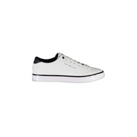 Tommy Hilfiger Men's White Polyester Sneaker - 43 EU