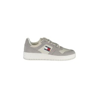 Tommy Hilfiger Men's Gray Polyester Sneaker - 40 EU