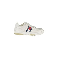 Tommy Hilfiger Men's White Polyethylene  Sneaker - 43 EU