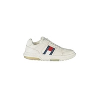 Tommy Hilfiger Women's White Leather  Sneaker - 41 EU