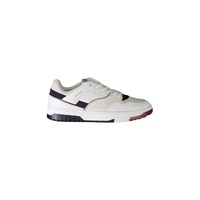 Tommy Hilfiger Men&#39;s White Polyester Sneaker - 41 EU