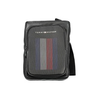 Tommy Hilfiger Men&#39;s Black Polyethylene Shoulder Bag - One Size