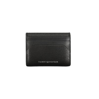 Tommy Hilfiger Men's Black Leather Wallet - One Size