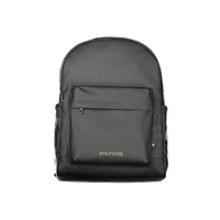 Tommy Hilfiger Men's Black Polyester Backpack - One Size