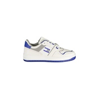 Tommy Hilfiger Men's White Polyester Sneaker - 45 EU