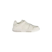 Tommy Hilfiger Men's White Polyester Sneaker - 45 EU