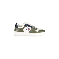 Tommy Hilfiger Men's Green Polyester Sneaker - 44 EU