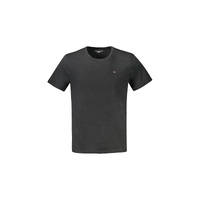 Tommy Hilfiger Men's Black Cotton T-Shirt - M