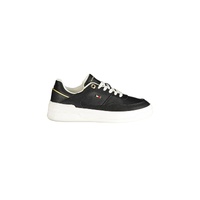 Tommy Hilfiger Women&#39;s Black Polyester Sneaker - 39 EU