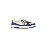 Tommy Hilfiger Men's Blue Polyethylene  Sneaker - 40 EU