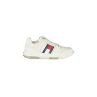 Tommy Hilfiger Women's White Leather  Sneaker - 39 EU