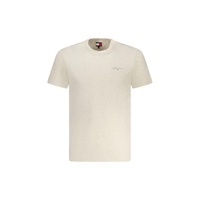 Tommy Hilfiger Men's Beige Cotton  T-Shirt - XL