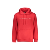 Tommy Hilfiger Men's Red Cotton  Sweater - XL