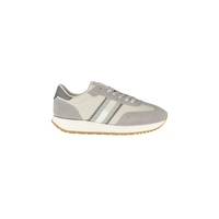 Tommy Hilfiger Men's Gray Leather  Sneaker - 40 EU