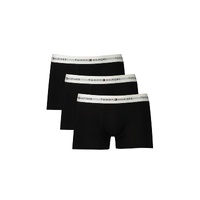 Tommy Hilfiger Men's Black Cotton  Boxer - XL