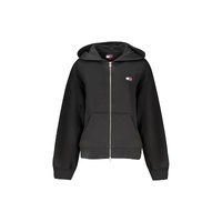 Tommy Hilfiger Women's Black Cotton  Hoodie - M