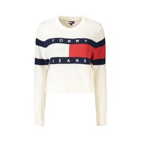 Tommy Hilfiger Women's White Cotton  Sweater - L