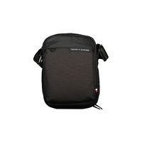 Tommy Hilfiger Men's Black Recycled Polyester  Shoulder Bag - One Size