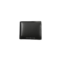 Tommy Hilfiger Men's Black Leather  Wallet - One Size