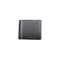 Tommy Hilfiger Men's Blue Leather  Wallet - One Size
