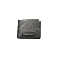Tommy Hilfiger Men's Black Leather  Wallet - One Size