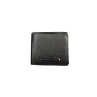 Tommy Hilfiger Men's Black Leather  Wallet - One Size