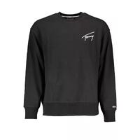 Tommy Hilfiger Men's Black Cotton Sweater - XL