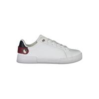 Tommy Hilfiger Women's White Polyester Sneaker - 40 EU