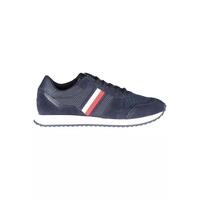 Tommy Hilfiger Men's Blue Polyester Sneaker - 43 EU