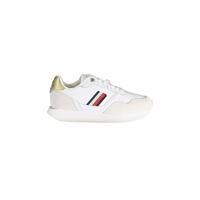 Tommy Hilfiger Women's White Polyester Sneaker - 39 EU