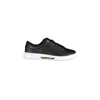 Tommy Hilfiger Women's Black Polyester Sneaker - 38 EU