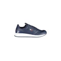 Tommy Hilfiger Men's Blue Polyester Sneaker - 44 EU