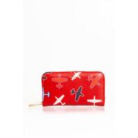 Trussardi Women's Red Leather Wallet - One Size