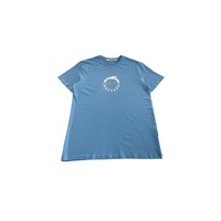 Trussardi Beachwear Men's Light Blue Cotton T-Shirt - L